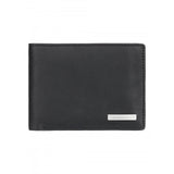 QUIKSILVER GUTHERIE IV LEATHER WALLET - BLACK