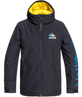 Quiksilver In The Hood Youth Jacket - Black