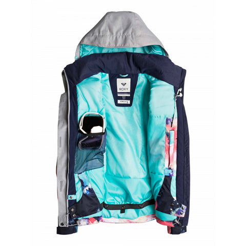 Roxy Women s Jetty Block Jacket Cloud Nine Snow and Surf