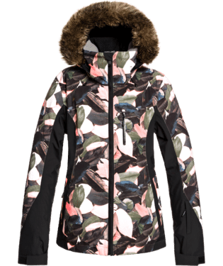 Roxy Jet Ski Premium Ladies Jacket "Living Coral Plumes"