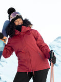 Roxy Meade Insulated Snow Womens Jacket 2023 - Brick Red