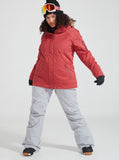 Roxy Meade Insulated Snow Womens Jacket 2023 - Brick Red