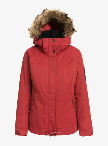 Roxy Meade Insulated Snow Womens Jacket 2023 - Brick Red
