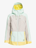 Roxy Ravine Hoodie Womens Insulated Snow Jacket 2023 - Gray Violet