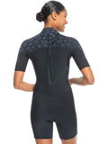 ROXY 2.0 Swell Series Short Sleeve Womens Springsuit - BLACK