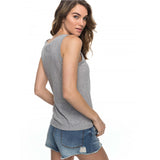 Roxy Billy Twist Tank Top Heritage Heather