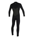 O'NEILL FOCUS 3/2mm Chest Zip Sealed Mens Wetsuit - Black