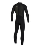 O'NEILL FOCUS 3/2mm Back Zip Sealed Mens Wetsuit - Black