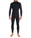 O'Neill Hyperfreak Fire 4/3MM Back Zip Steamer Wetsuit 2025 - Black