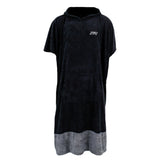 JetPilot Flight Mens Hoodie Towel - Black Charcoal