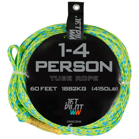 JETPILOT 4 Person Tube Rope - Green