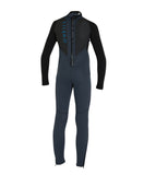O'Neill Boys Reactor II 3/2MM Youth Wetsuit - Graphite/Black