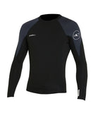 O'Neill Reactor II 1.5mm Long Sleeve Wetsuit Jacket - Black Gunmetal