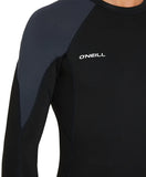 O'Neill Reactor II 1.5mm Long Sleeve Wetsuit Jacket - Black Gunmetal