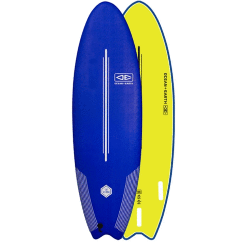 Ocean and Earth Ezi Rider Soft Top 6'6" - Navy