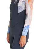 O'NEILL Women's Bahia 4/3mm Steamer Chest Zip Wetsuit - Desert Bloom