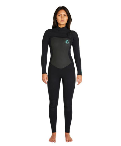 O'NEILL FOCUS 3/2mm Chest Zip Sealed Womens Wetsuit - Black