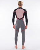 Rip Curl Dawn Patrol 3/2 Back Zip Wetsuit - Black